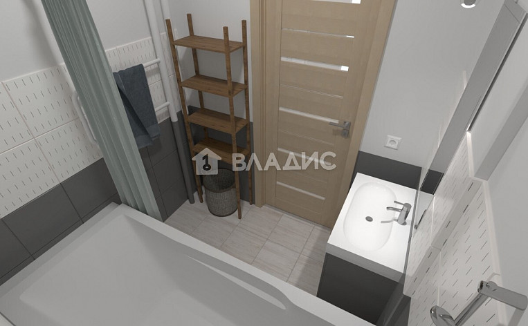 1-Комнатная квартира 46.00м², эт. 10, фото 40
