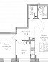 2-комнатная квартира, 64.6 м2, эт. 11, id: 1123816, фото 1