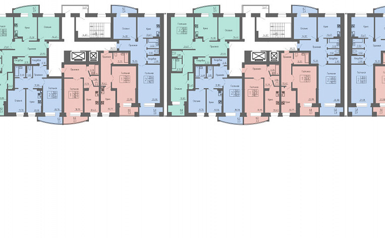 3-Комнатная квартира 100.80м², эт. 3, фото 6