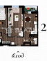 2-Комнатная квартира 63.00м², эт. 4, фото 7