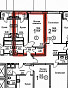 1-Комнатная квартира 40.00м², эт. 14, фото 25