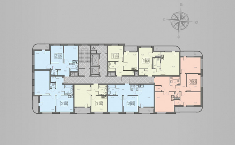 1-Комнатная квартира 37.97м², эт. 6, фото 10
