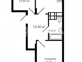 2-комнатная квартира, 64.4 м2