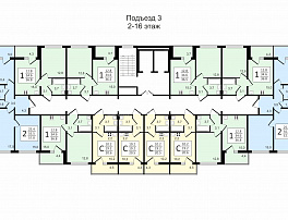 1-комнатная квартира, 43.1 м2