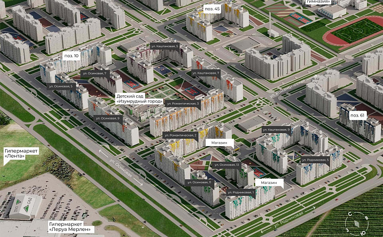 3-Комнатная квартира 76.10м², эт. 10, фото 9