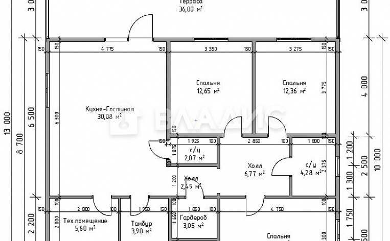 Дом 135.00м², фото 28