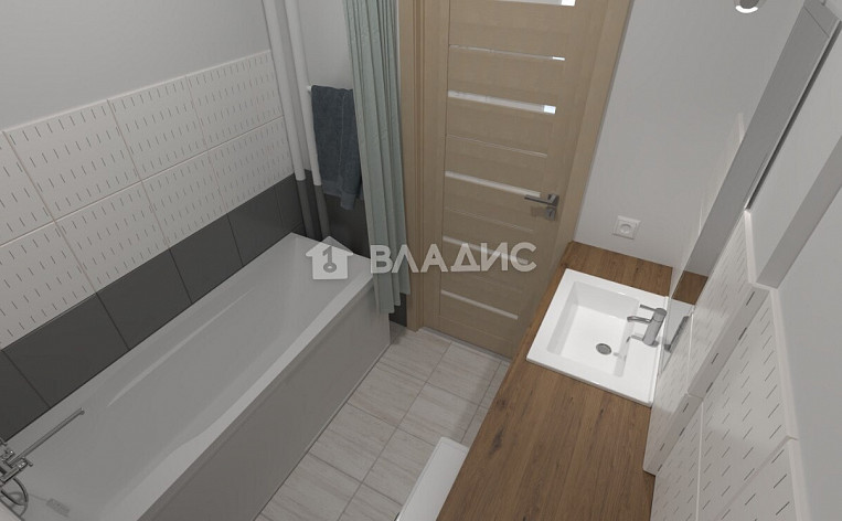 1-Комнатная квартира 46.00м², эт. 10, фото 40