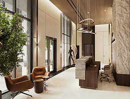 1-Комнатная квартира 43.55м²