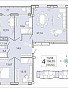 4-комнатная квартира, 109.6 м2, эт. 15, id: 729041, фото 1