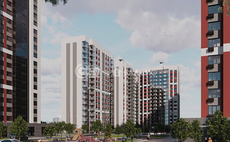 3-комнатная квартира, 77.3 м2, эт. 15, id: 915804, фото 19