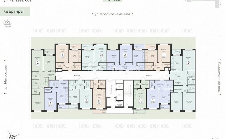 1-комнатная квартира, 38.63 м2, эт. 7, id: 1071585, фото 14