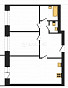 2-Комнатная квартира 65.18м², эт. 9, фото 14