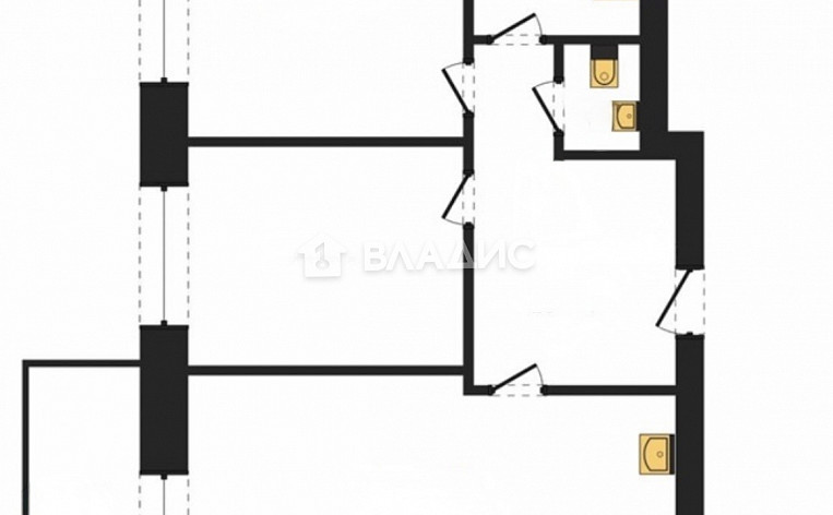 2-Комнатная квартира 65.18м², эт. 9, фото 14