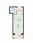 1-комнатная квартира, 26.46 м2, эт. 11, id: 1071715, фото 1