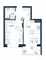 1-комнатная квартира, 36.04 м2, эт. 16, id: 737604, фото 1