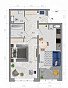 1-комнатная квартира, 47.1 м2, эт. 2, id: 825649, фото 1