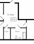 2-комнатная квартира, 65.7 м2, эт. 4, id: 820338, фото 1