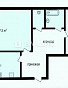 2-Комнатная квартира 52.60м², эт. 3, фото 14