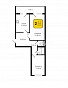 2-комнатная квартира, 70.2 м2, эт. 9, id: 756654, фото 1