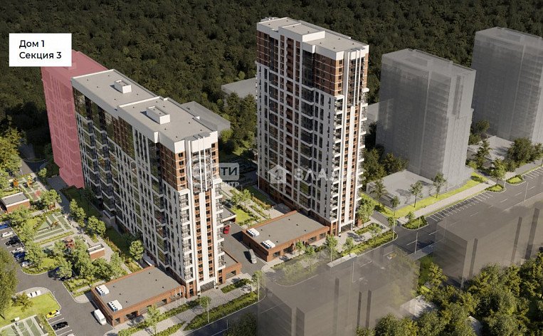 2-комнатная квартира, 57.24 м2, эт. 1, id: 737566, фото 11