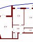 2-комнатная квартира, 97.1 м2, эт. 5, id: 733226, фото 1