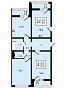 2-комнатная квартира, 68.2 м2, эт. 16, id: 969780, фото 1