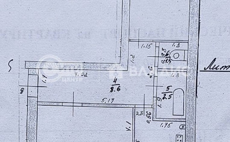 2-комнатная квартира, 50.9 м2, эт. 1, id: 1089081, фото 38