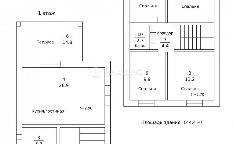 Дом 140.00м², фото 14