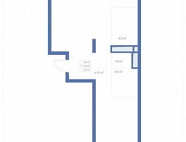 1-комнатная квартира, 77.9 м2
