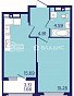 2-комнатная квартира, 64.67 м2, эт. 10, id: 1073676, фото 1