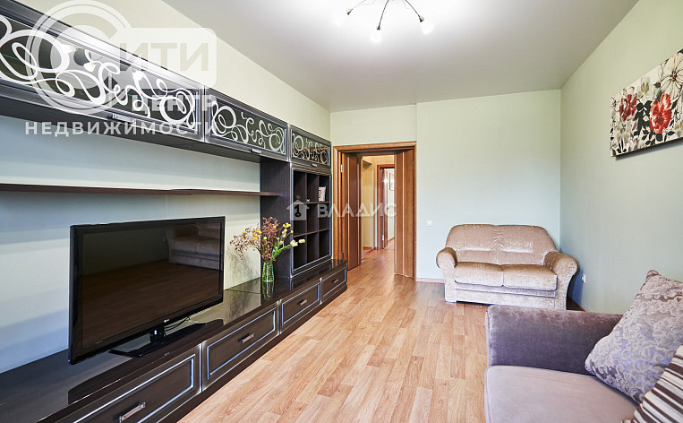 1-Комнатная квартира 45.00м², эт. 3, фото 35