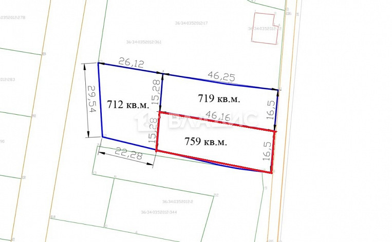 Земельный участок 7.60 соток, фото 2