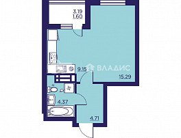 2-комнатная квартира, 93.15 м2