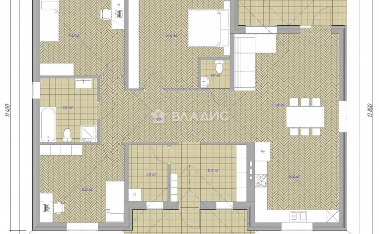 Дом 160.00м², фото 6