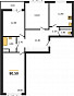 3-Комнатная квартира 79.90м², эт. 3, фото 4