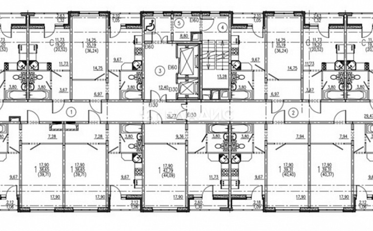 Студия 14.20м², эт. 9, фото 6