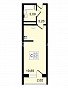 1-комнатная квартира, 27.03 м2, эт. 23, id: 758469, фото 1