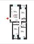 3-комнатная квартира, 72.16 м2, эт. 3, id: 735488, фото 1