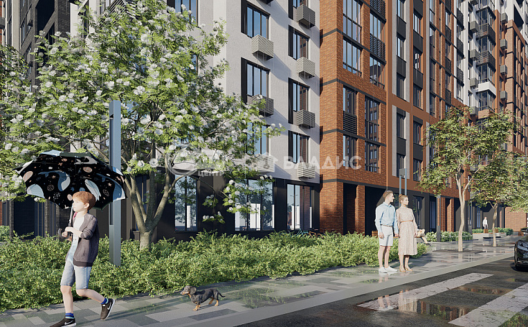 2-комнатная квартира, 61.75 м2, эт. 13, id: 722364, фото 6