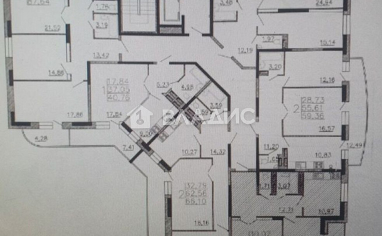 2-Комнатная квартира 57.10м², эт. 10, фото 12