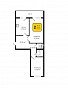 2-комнатная квартира, 70.4 м2, эт. 13, id: 756803, фото 1