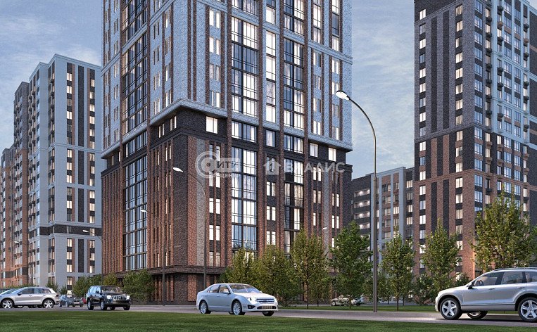 1-комнатная квартира, 45.63 м2, эт. 16, id: 1111804, фото 1